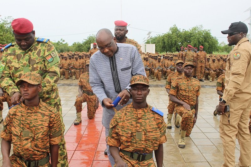 61e Régiment d’infanterie commando de Tenkodogo : 682 soldats intègrent les rangs des forces armées