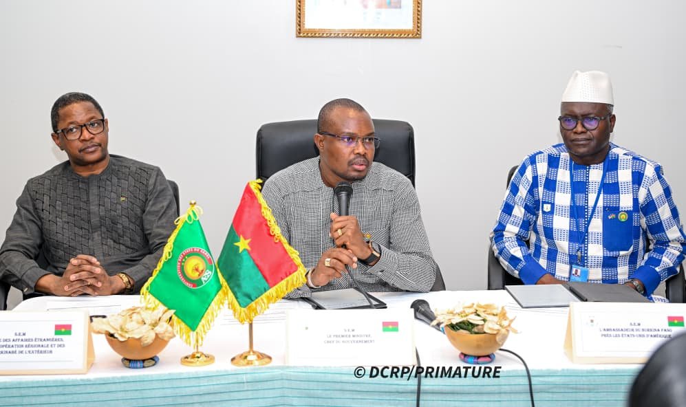 Le Premier ministre, Jean Emmanuel Ouédraogo à la diaspora: « Nous ne sommes pas venus aux Etats-Unis pour quémander »