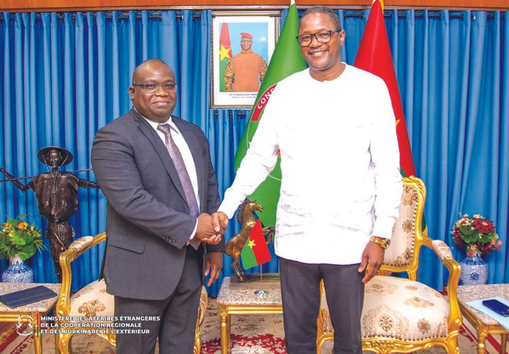 Coopération multilatérale: Karamoko Jean Marie Traoré et le Représentant résident du FMI au Burkina Faso discutent des perspectives d’une coopération fructueuse