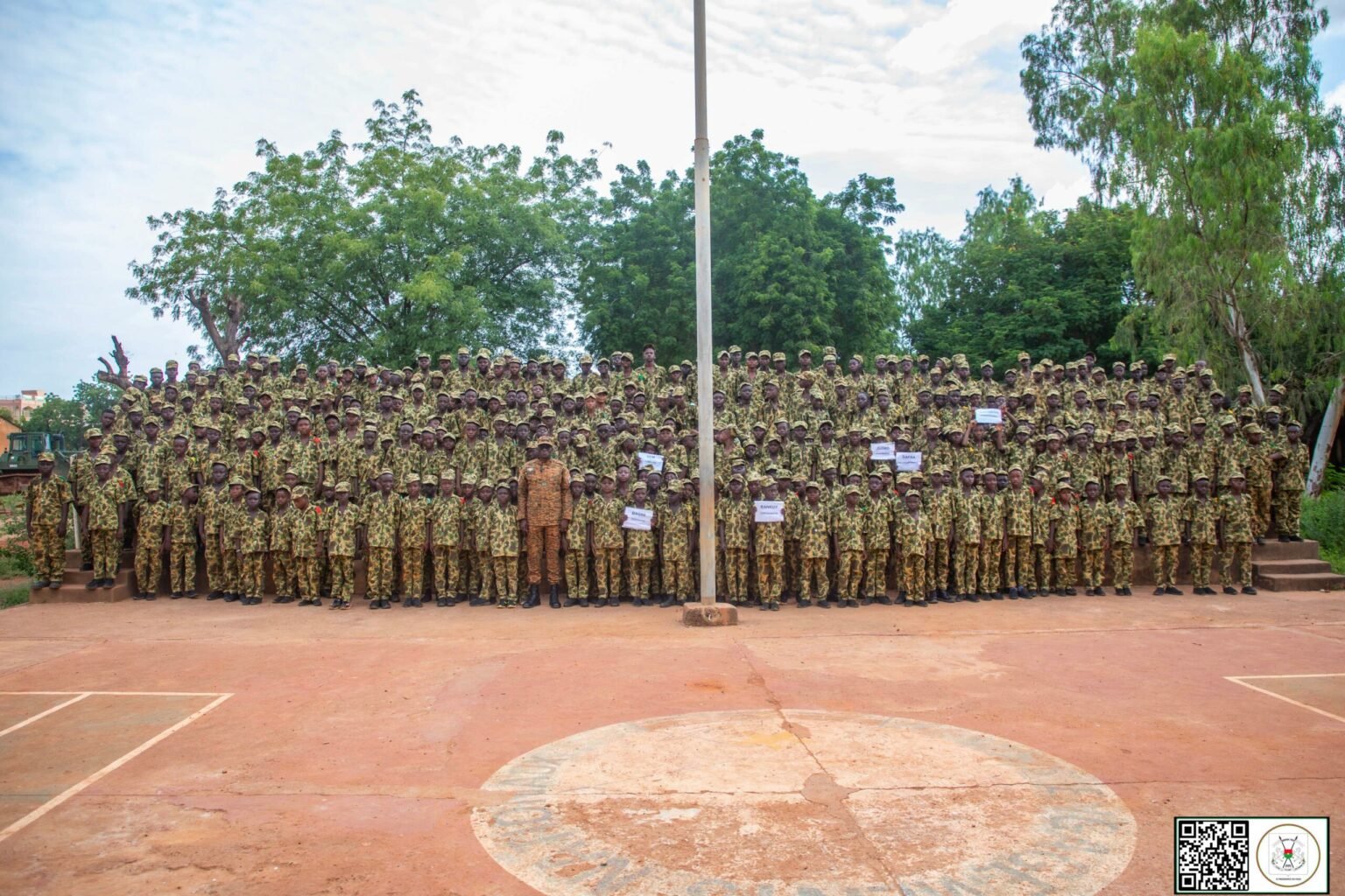 Camp vacances Faso Mêbo de Ouagadougou, 2e vague : Le Ministre de la Défense invite les campeurs au respect des symboles de l’État