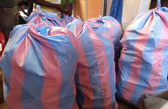 Un échantillon de quelques produits saisis