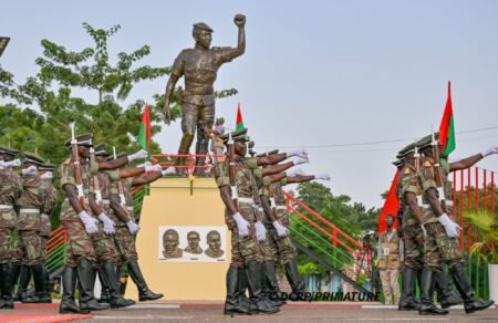 38ᵉ anniversaire du 15 octobre 1987 Thomas Sankara honoré : un cérémonial militaire mensuel pour entretenir la flamme du souvenir