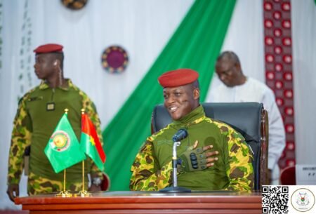 Le Capitaine Ibrahim TRAORÉ reçoit les Afrodescendants