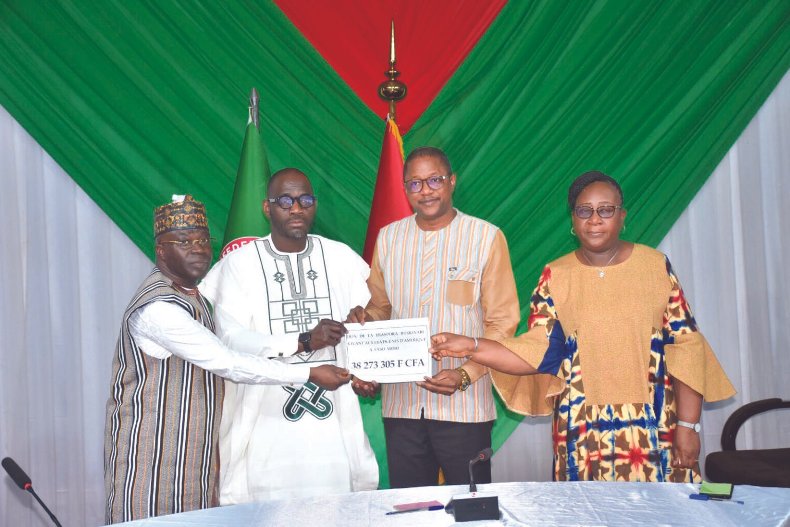 Construction de la Patrie : plus de 42 millions F CFA mobilisés par la diaspora aux USA et au Ghana