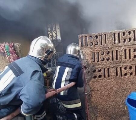Boromo : Les sapeurs-pompiers de la 6e Compagnie maîtrisent un incendie dans une habitation