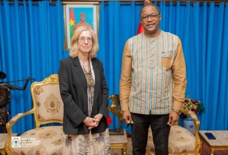 Gouvernance du secteur de la sécurité: la directrice générale du DCAF échange avec le chef de la diplomatie burkinabè