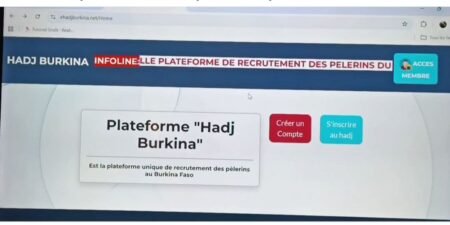 Burkina/ Hadj 2026 : la plateforme s’ouvre ce dimanche 11 janvier de 08 à 14h
