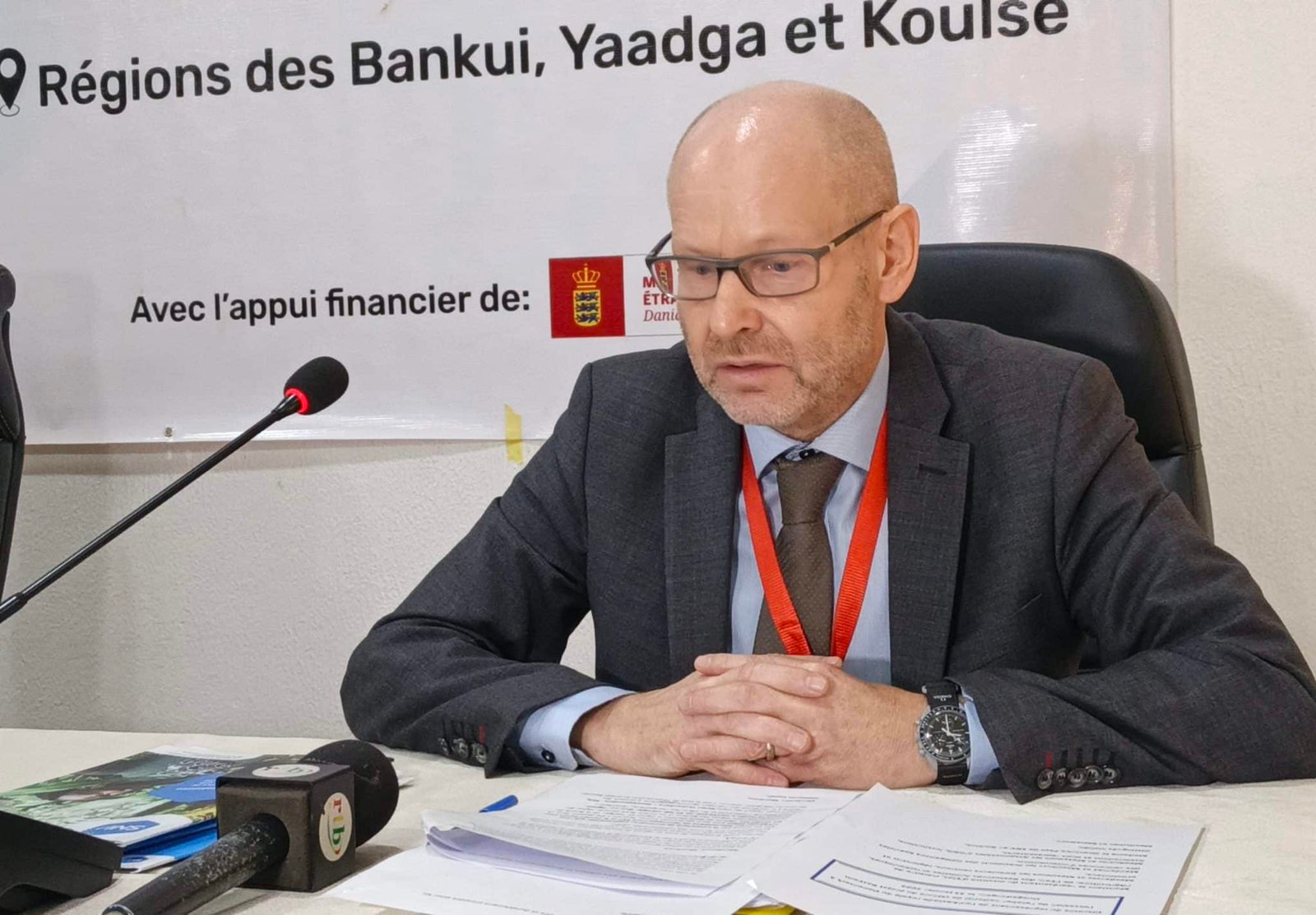 Peter Kjaer, chargé d’Affaires par intérim de l’Ambassade du Danemark