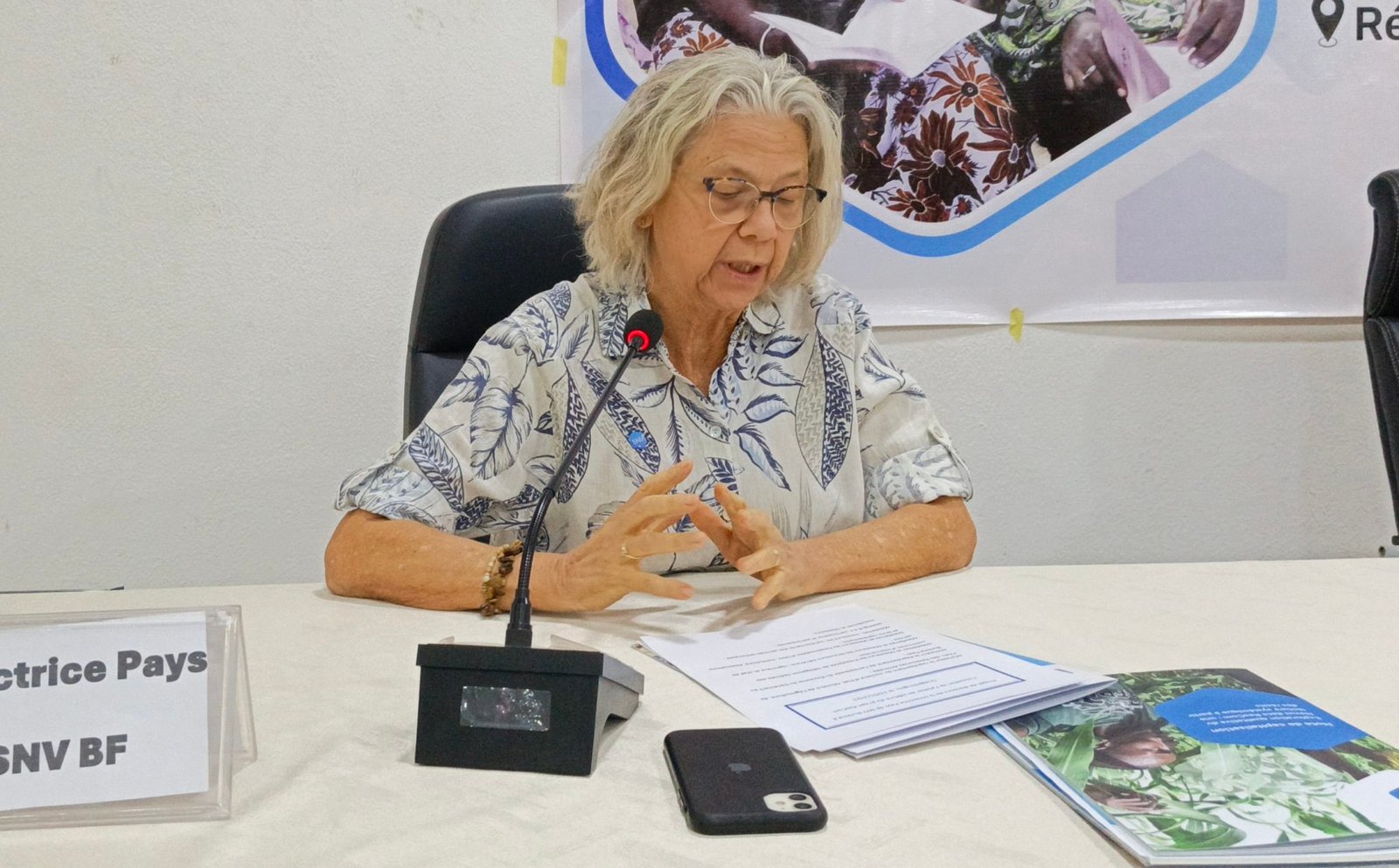 Marjon Tuinsma, directrice pays de l’Organisation Néerlandaise de Développement (SNV)