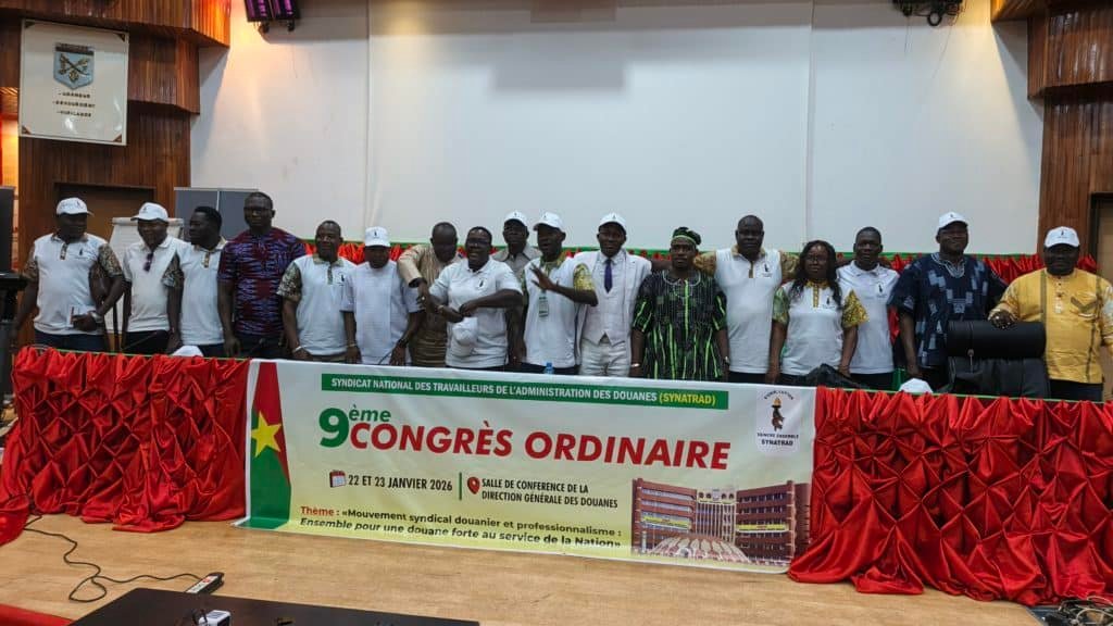 9e congrès ordinaire du SYNATRAD : Le mouvement syndical a un nouveau bureau national
