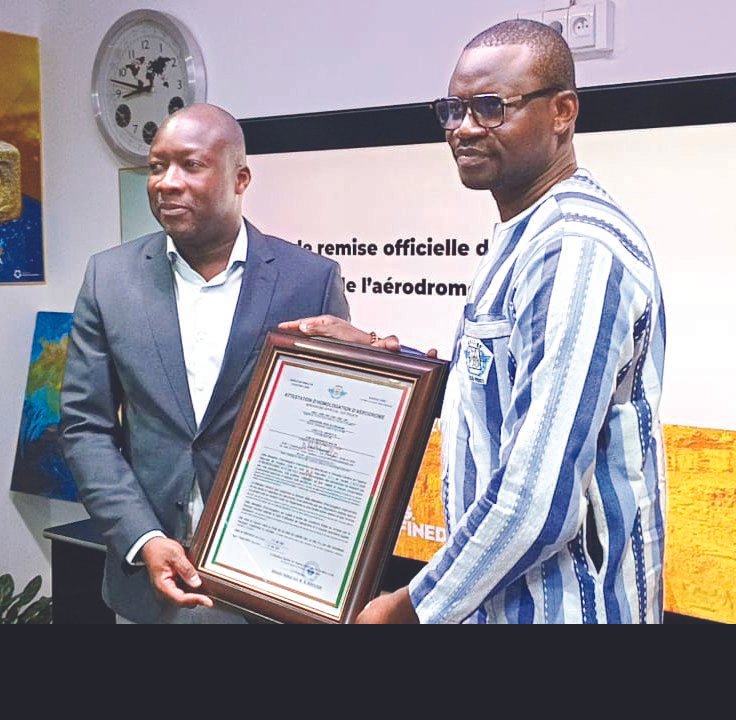 Aérodrome d’Essakane: le premier site privé certifié au Burkina Faso