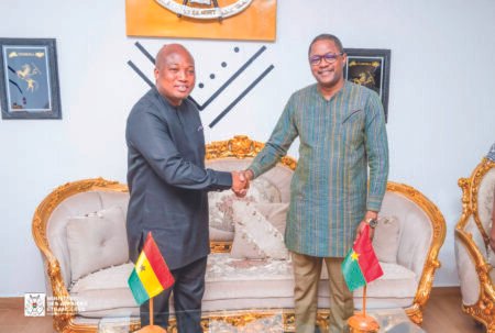 Coopération Burkina-Ghana: le chef de la diplomatie ghanéenne en visite à Ouagadougou