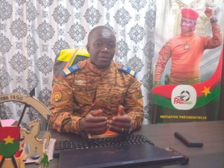 Capitaine Elvis Kapioko, coordonnateur régional de l’Agence Faso Mêbo du Guiriko : « Notre souci majeur est la disponibilité en concassé de granit, élément crucial pour le pavage et la confection de dalots »