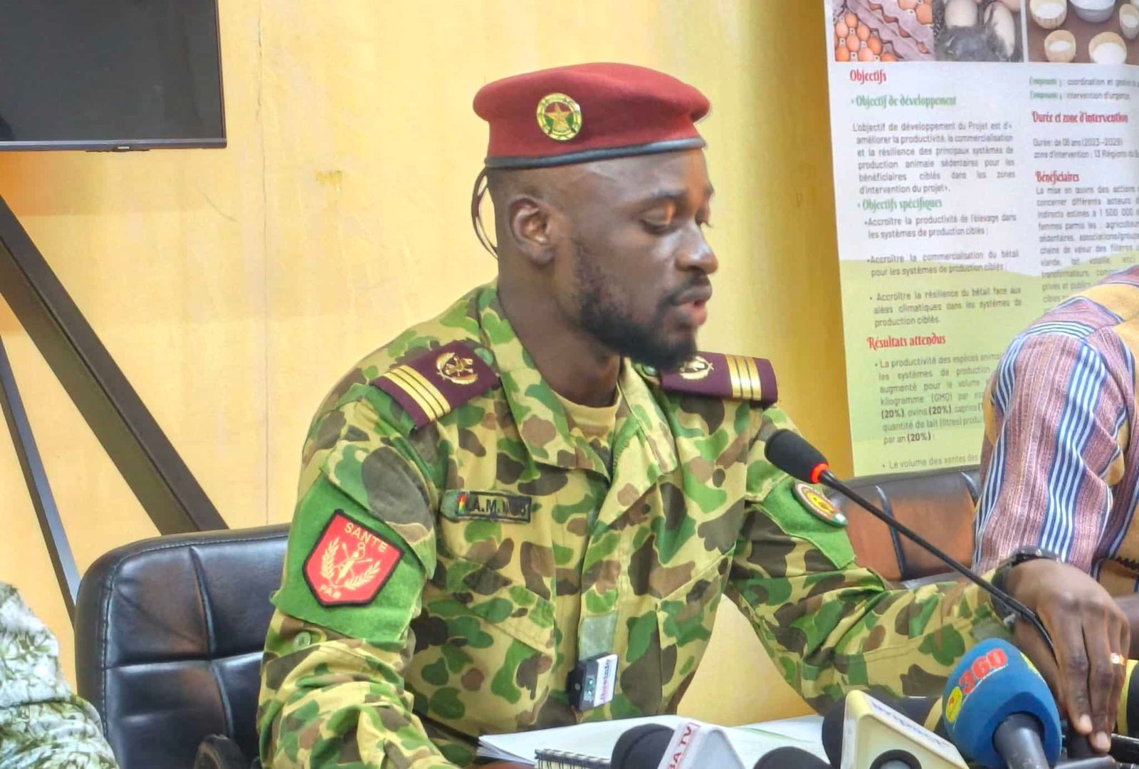 Capitaine vétérinaire Aboubacar Nacro, directeur général de la DGSV