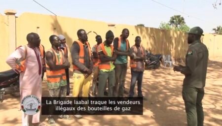Ouagadougou : La Brigade Laabal met en vente du gaz confisqué des mains de vendeurs illégaux