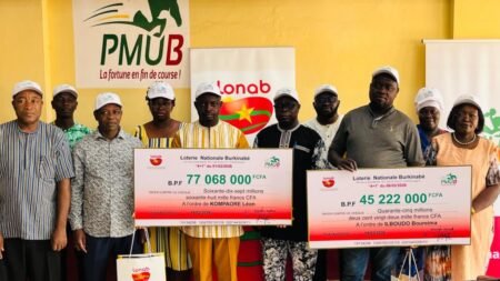 LONAB : Pluie de millions sur deux employés de commerce